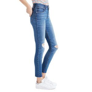 Madewell 9” High-Rise Skinny Crop w/ Destroyed Hem
